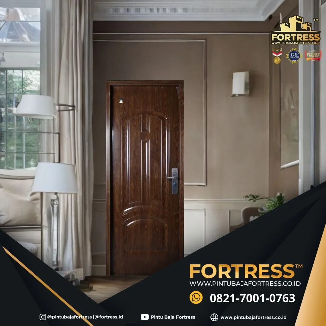 (FORTRESS) Pintu Kamar Tidur Minimalis Berbahan Baja Di Palu