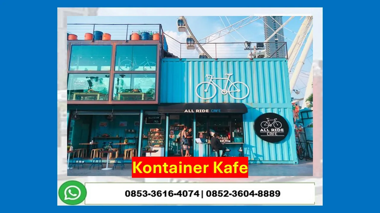 Kontraktor Jasa Pembuatan Coffee Shop Container Cafe Minimalis Bintan