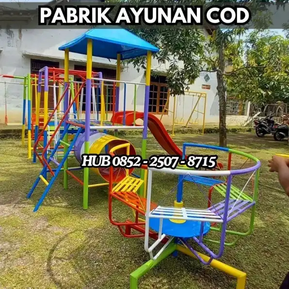 Hub 0852-2507-8715 DIJAMIN AMAN ! ayunan besi bulat besar Dan mainan playground Kec Gubug Grobogan Bayar COD Free Ongkir