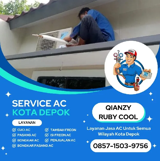 Service AC Serua Bojongsari 0857  1503  9756