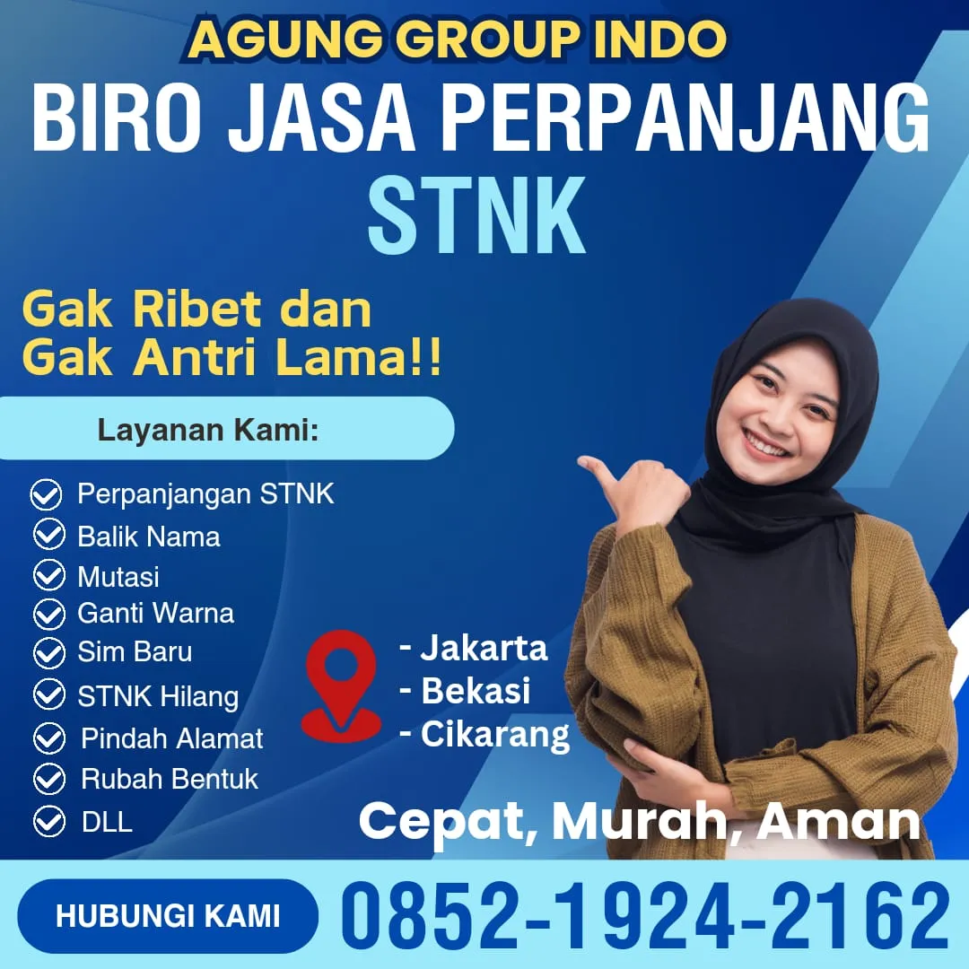 PROMO, WA 0852-1924-2162, Biro Jasa Pajak Motor Bekasi