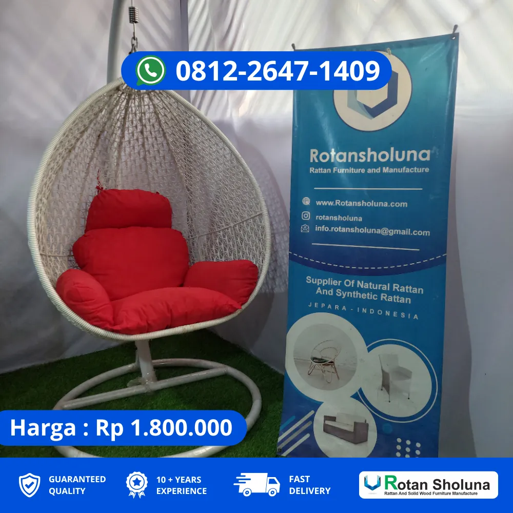 Ayunan Rotan Gantung Model Santai