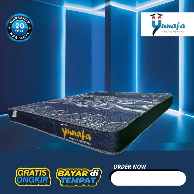 Kasur YUNAFA full busa super mewah murah garansi 20 tahun kempes ganti baru free ongkir cod