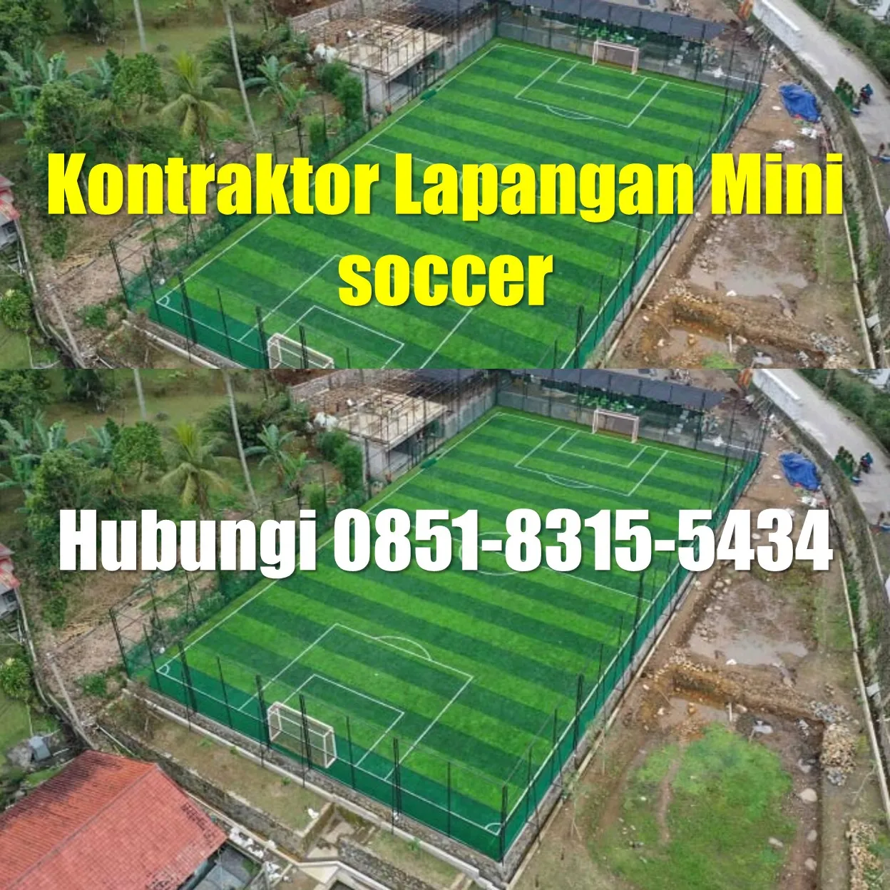 TERMURAH, Biaya Pembuatan Lapangan Mini Soccer Kabupaten Biak Numfor Aimando Padaido