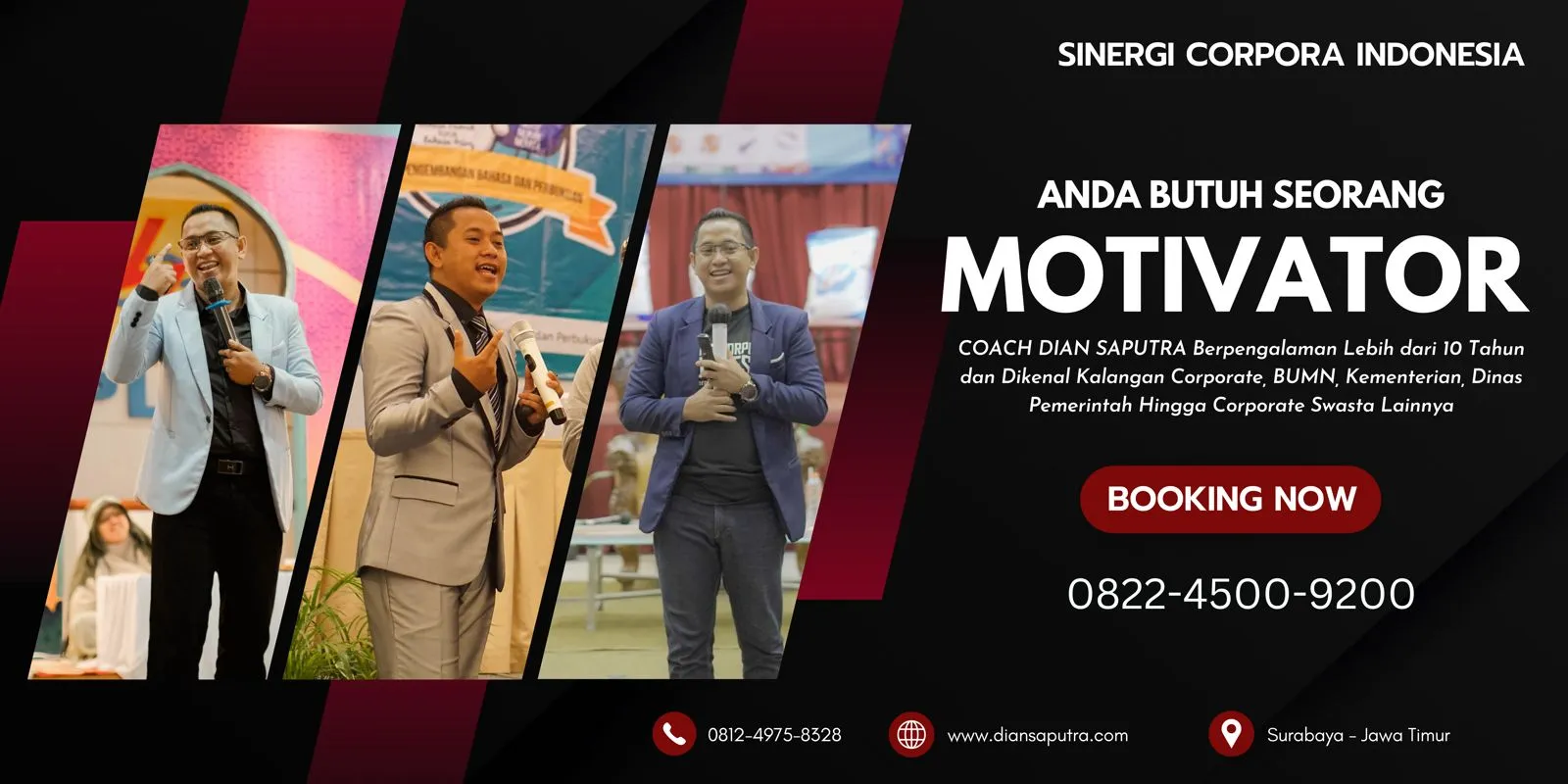 Motivator Samarinda, Terpercaya & Solutif, Dian Saputra