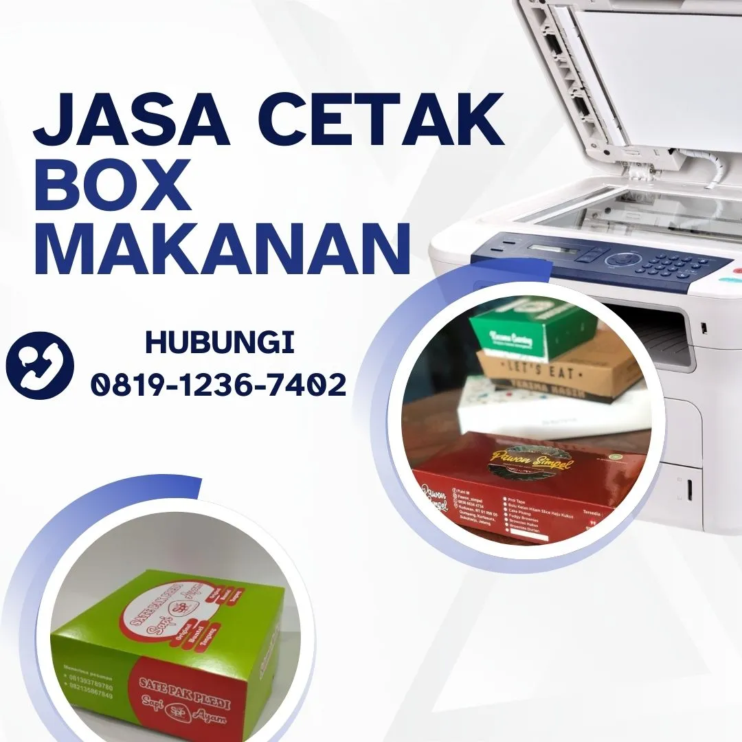 TERMURAH!! Jasa Cetak Box Makanan Di Semarang