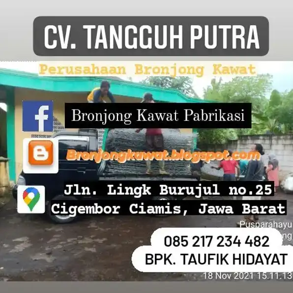 Murah !!! 085217234482, Jual Bronjong Kawat Pabrikasi di Gondanglegi, Malang