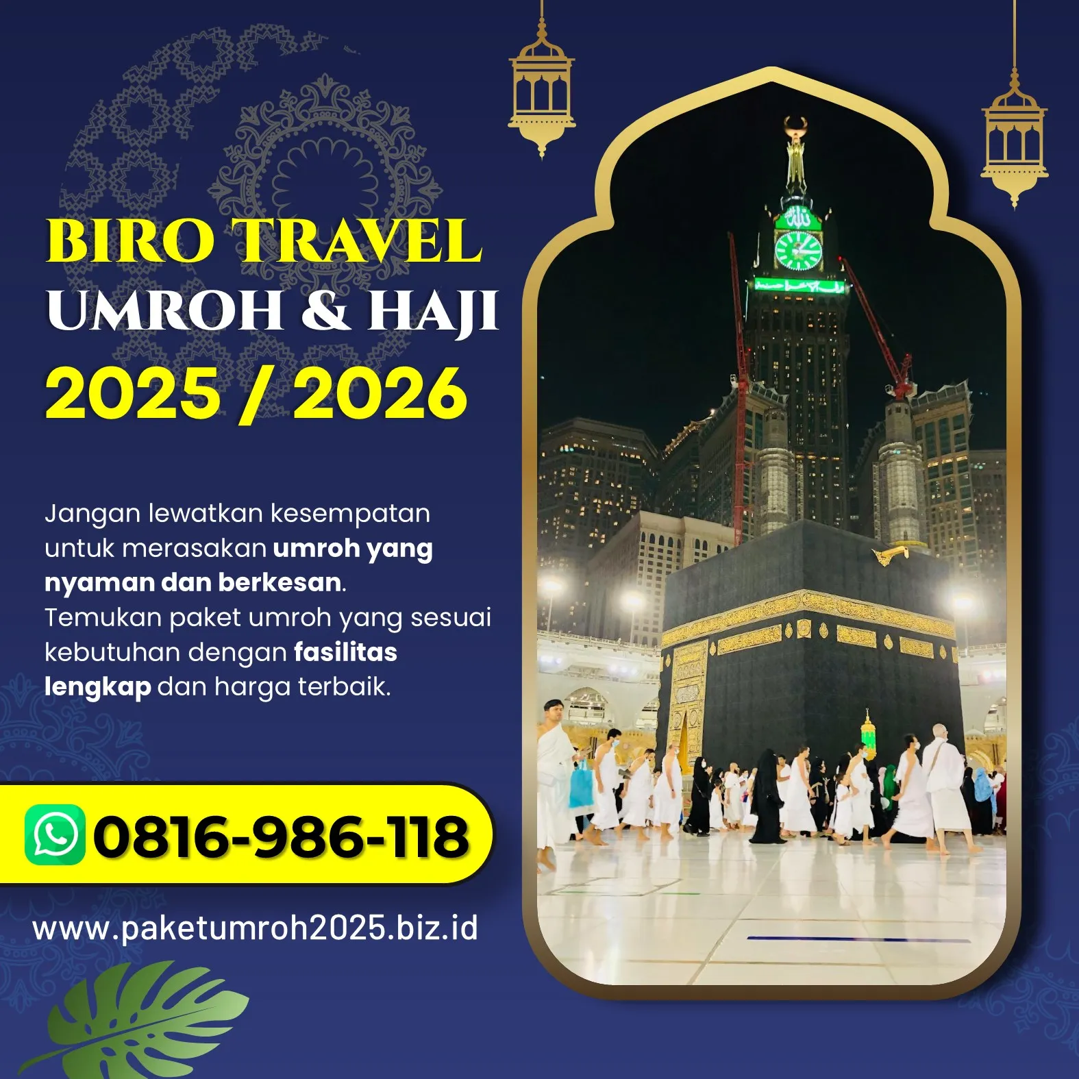 Travel Umroh Syawal 2025 Kepanjen Kidul Blitar AL Bahjah