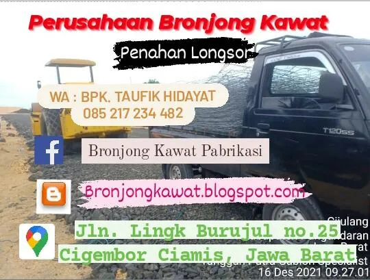 Sale !!! Pabrik Bronjong Kawat Manual di Tanjung Pinang Kota