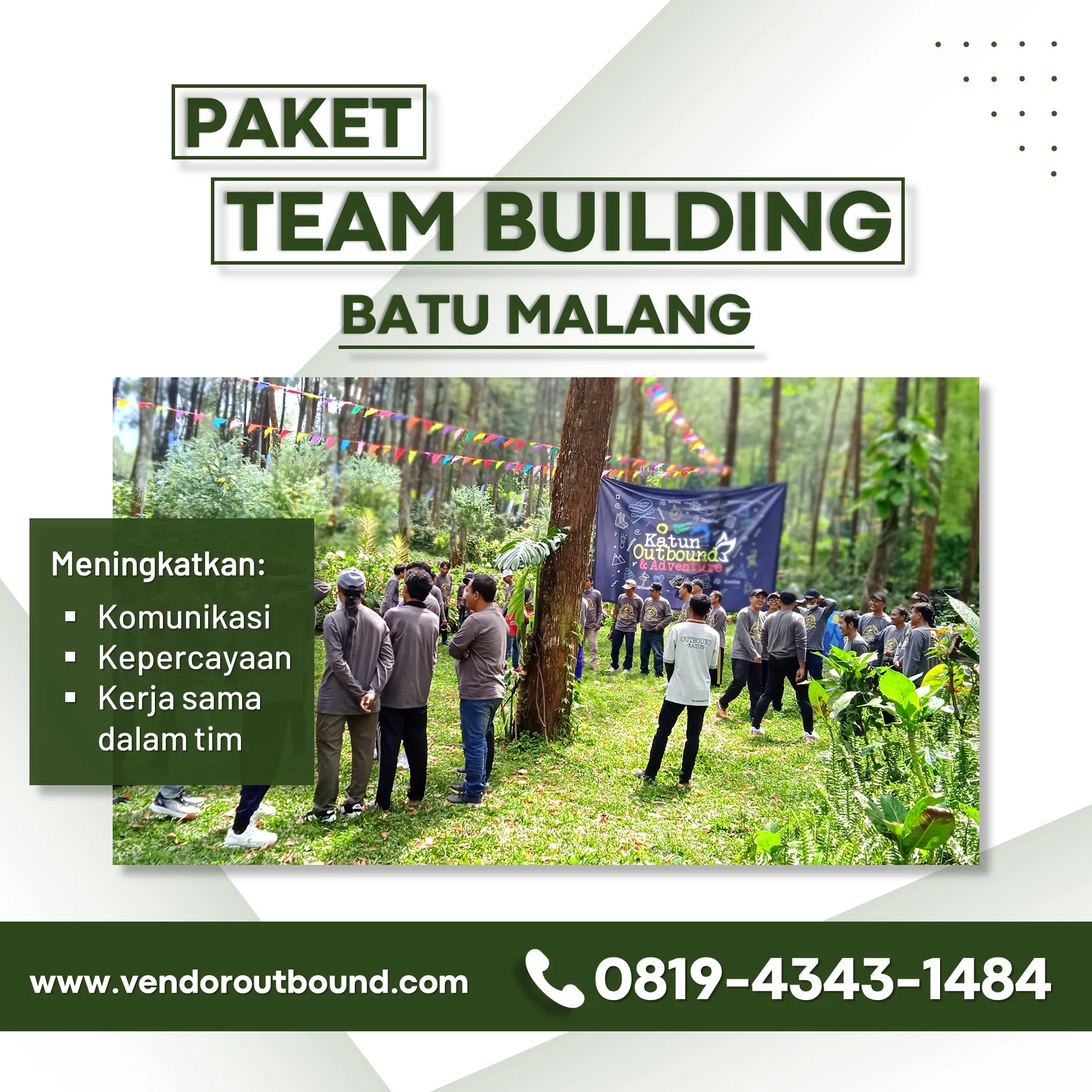 Harga Paket Outbound Training di Malang dengan Program Beragam