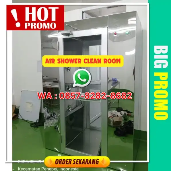 🔴 (TERBAIK) WA : 0857.8282-8682 Vendor Air Shower Cleanroom Pabrik Roti dan Kue