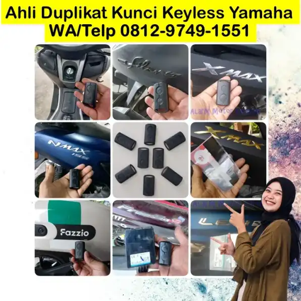 0812-9749-1551(WA), Duplikat Kunci Remot Yamaha Nmax Lexi Freego Aerox Xmax Fazzio Grand Filano Cirebon