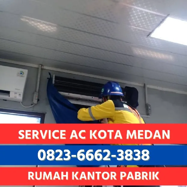 Jasa Service AC Kantor Medan Teknisi Berpengalaman 0823  6662  3838