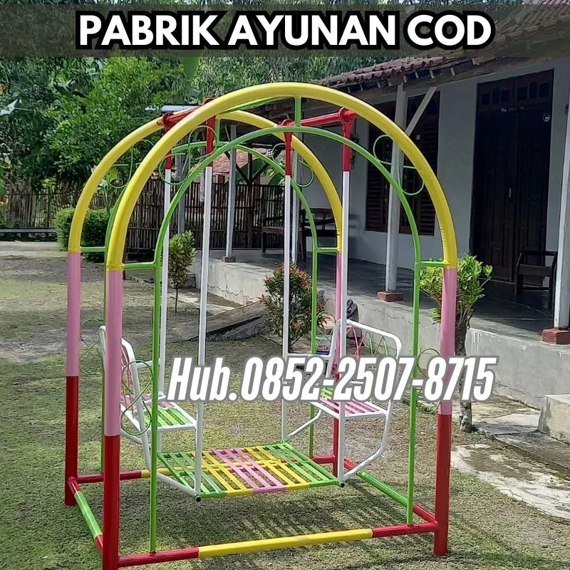 Hub 0852-2507-8715 TERMURAH !! Ayunan Besi Taman Dan Jembatan Goyang Kec Buaran Pekalongan  Bayar COD Free Ongkir