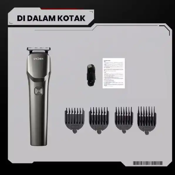 ENCHEN Beardo 2 Smart Cordless Hair Clipper Trimmer Type-C 5W 1200mAh Alat Cukur Elektrik Rambut Jen