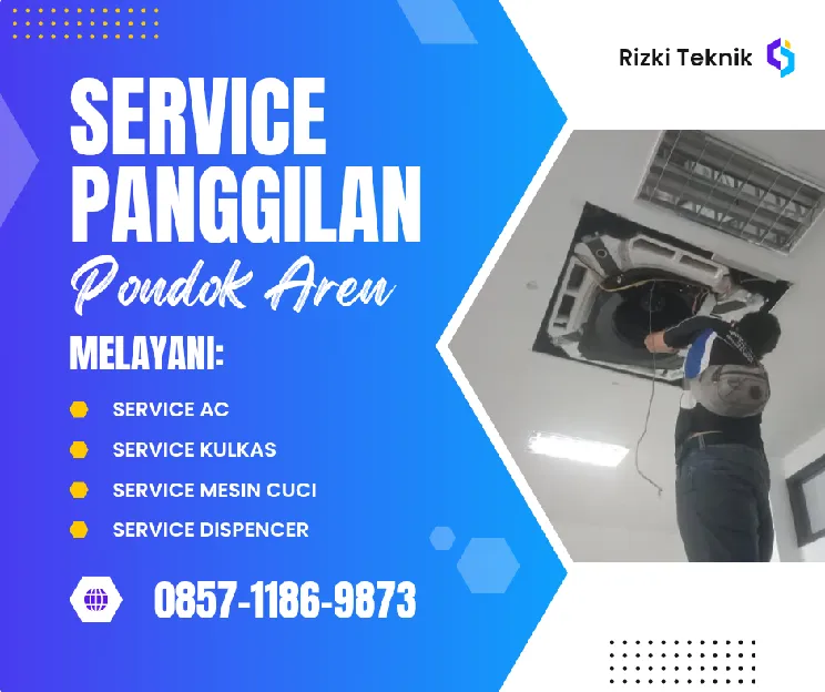 Service AC Rumah Pondok Aren, Cepat & Bergaransi