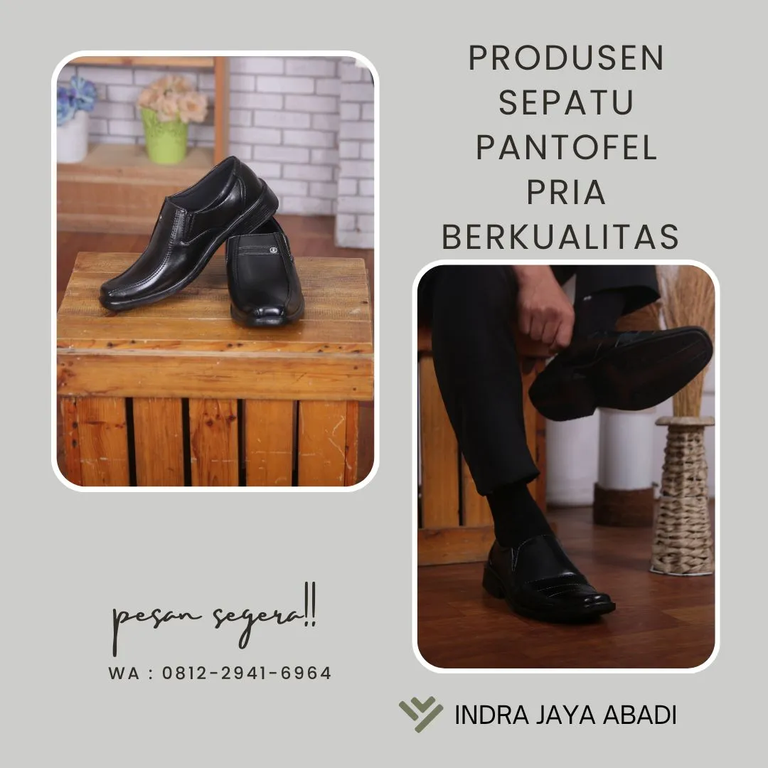 Produksi Sepatu Pantofel Pria Berkualitas Bengkulu Utara, Bengkulu