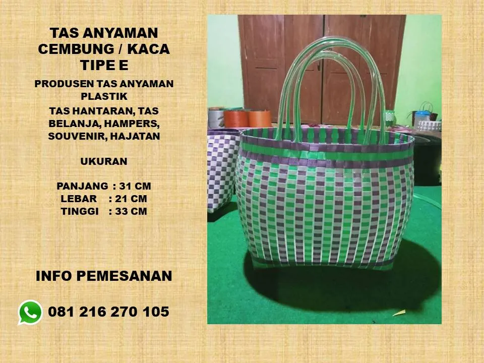 TERMURAH, WA 0812-1627-0105, Grosir Pusat Tas Anyaman Plastik di Bengkulu Selatan, Toko Tas Anyaman Plastik (Sumber Jaya ) Gorontalo