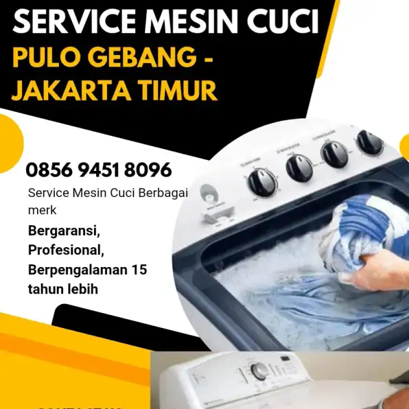 Jasa Service Mesin Cuci Daerah Pulo Gebang Jakarta Timur 0856 9451 8096