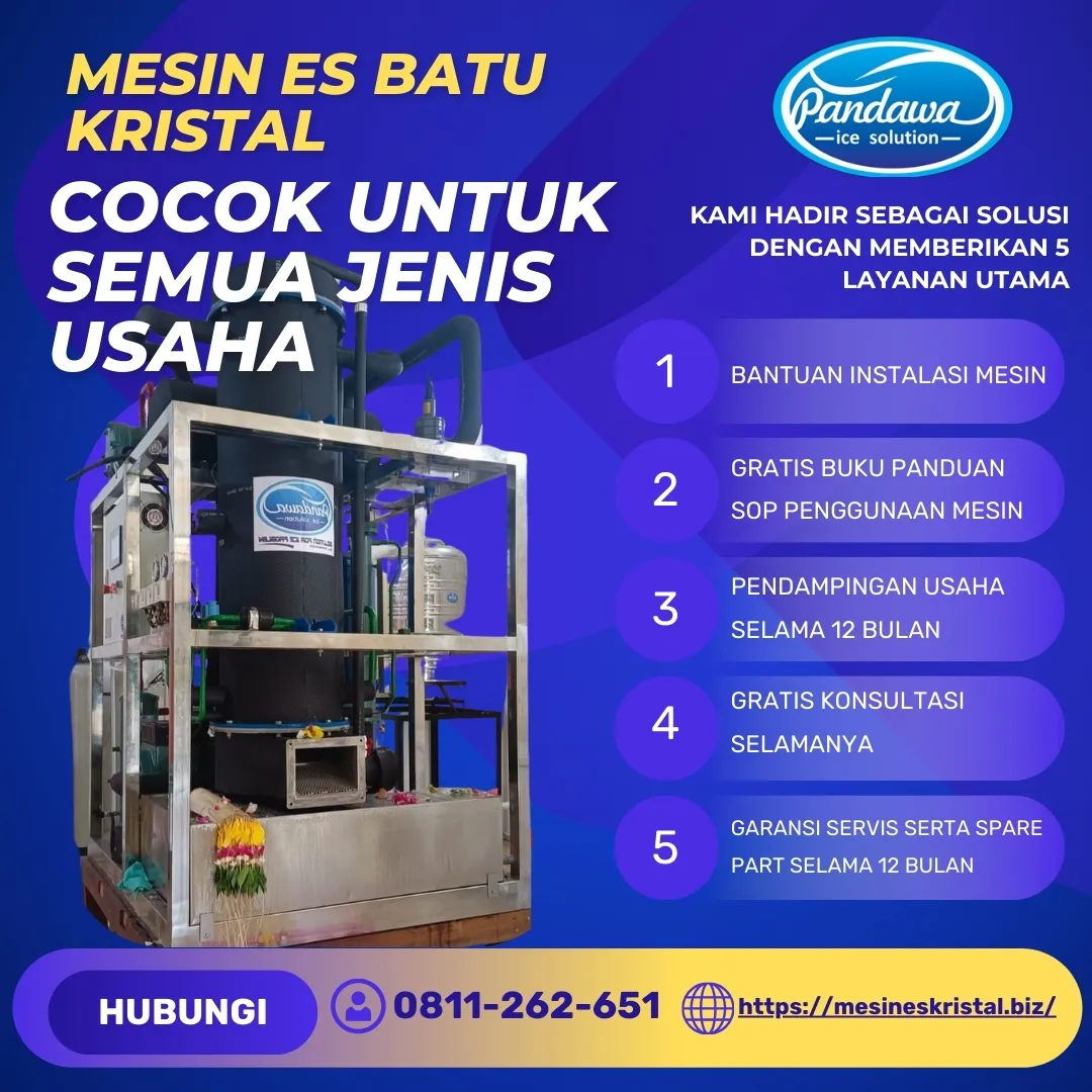 MESIN ES KRISTAL 1 TON, BULUKUMBA SULSEL