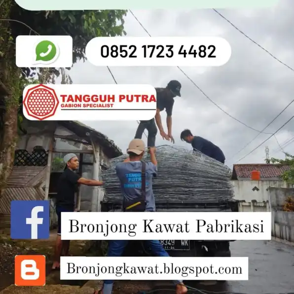 Diskon !!! 085217234482, Agen Bronjong Kawat Pabrikasi di Dau, Malang