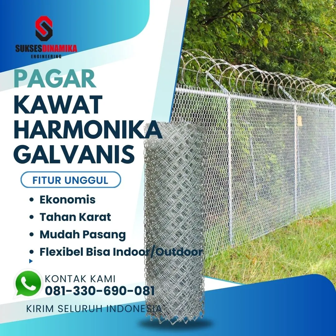 Info lengkap 081-330-690-081 Harga Kawat Harmonika Galvanis Tandes Surabaya Diskon Khusus! #14