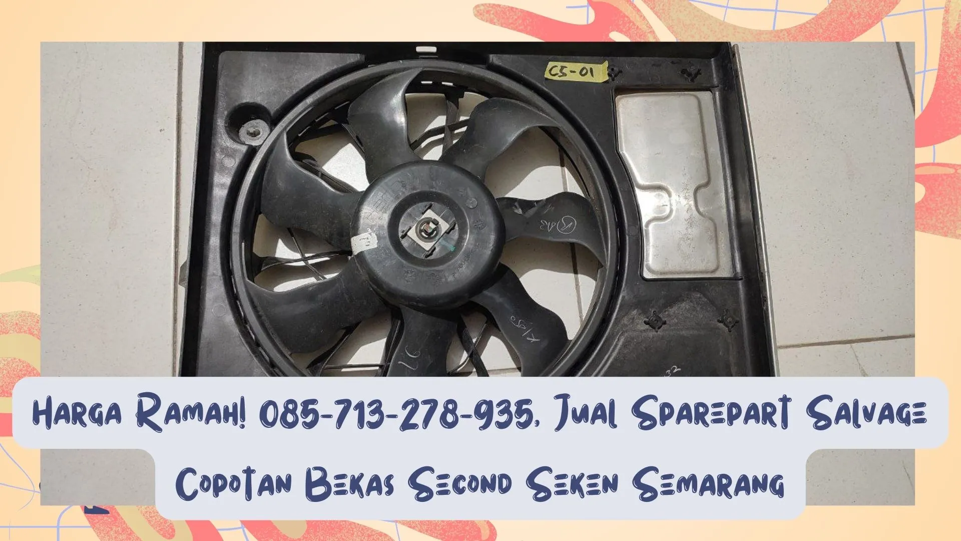 Harga Ramah! , Jual Sparepart Copotan Mobil Kipas Radiator Igris Semarang