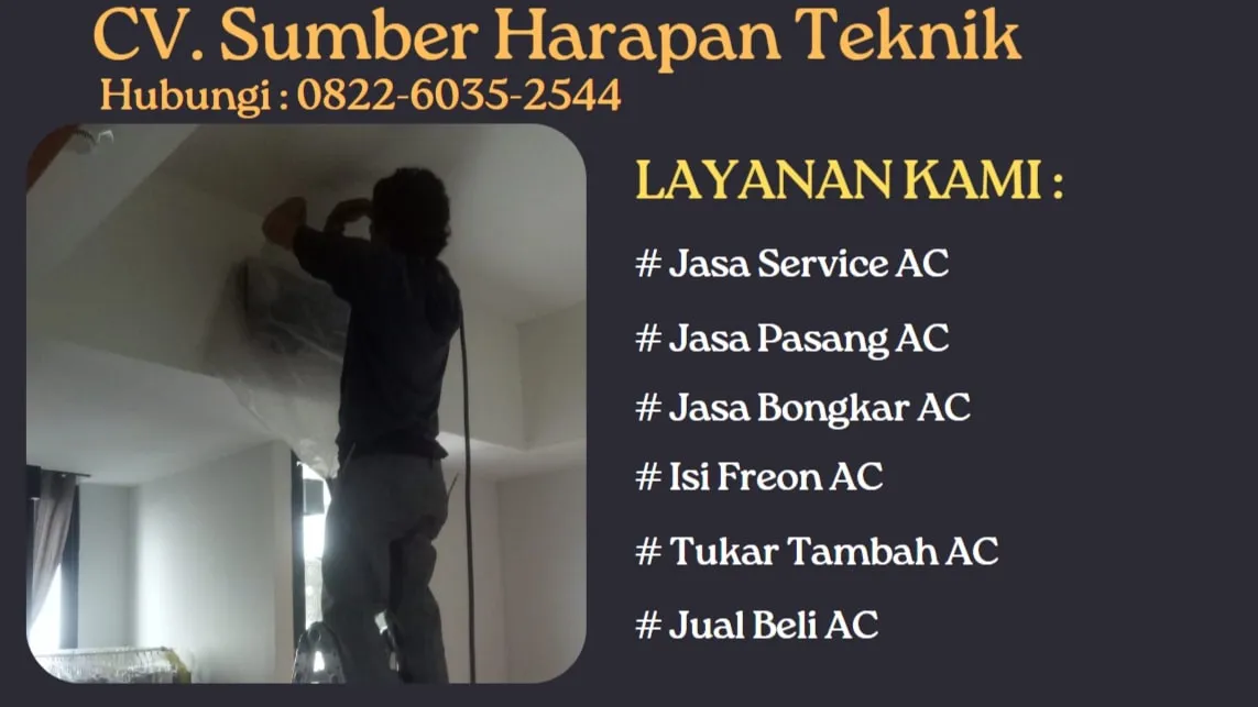 Jasa Service AC Utan Kayu Utara Jakarta Timur