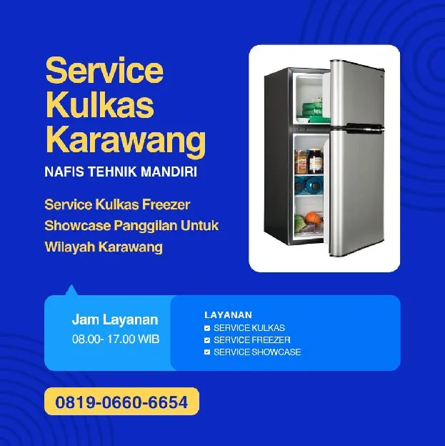 Service Kulkas Kiara Karawang 0819-0660-6654