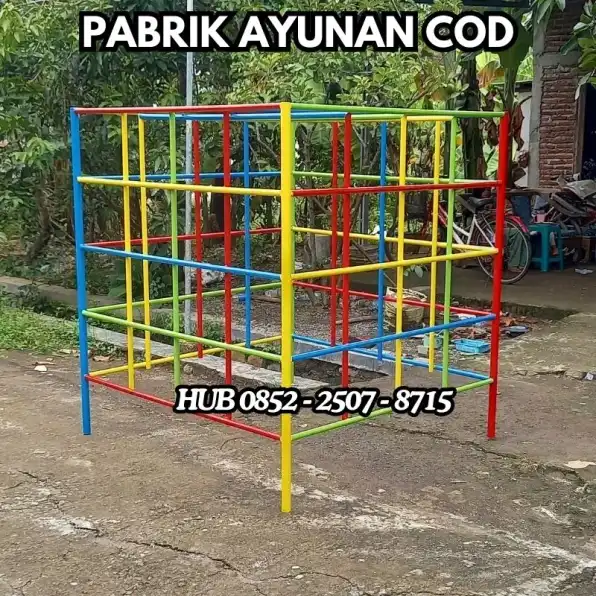 Hub 0852-2507-8715 TERBAIK ! ayunan besi depan rumah Dan mainan outdoor tk Kec Limo Depok Bayar COD Free Ongkir