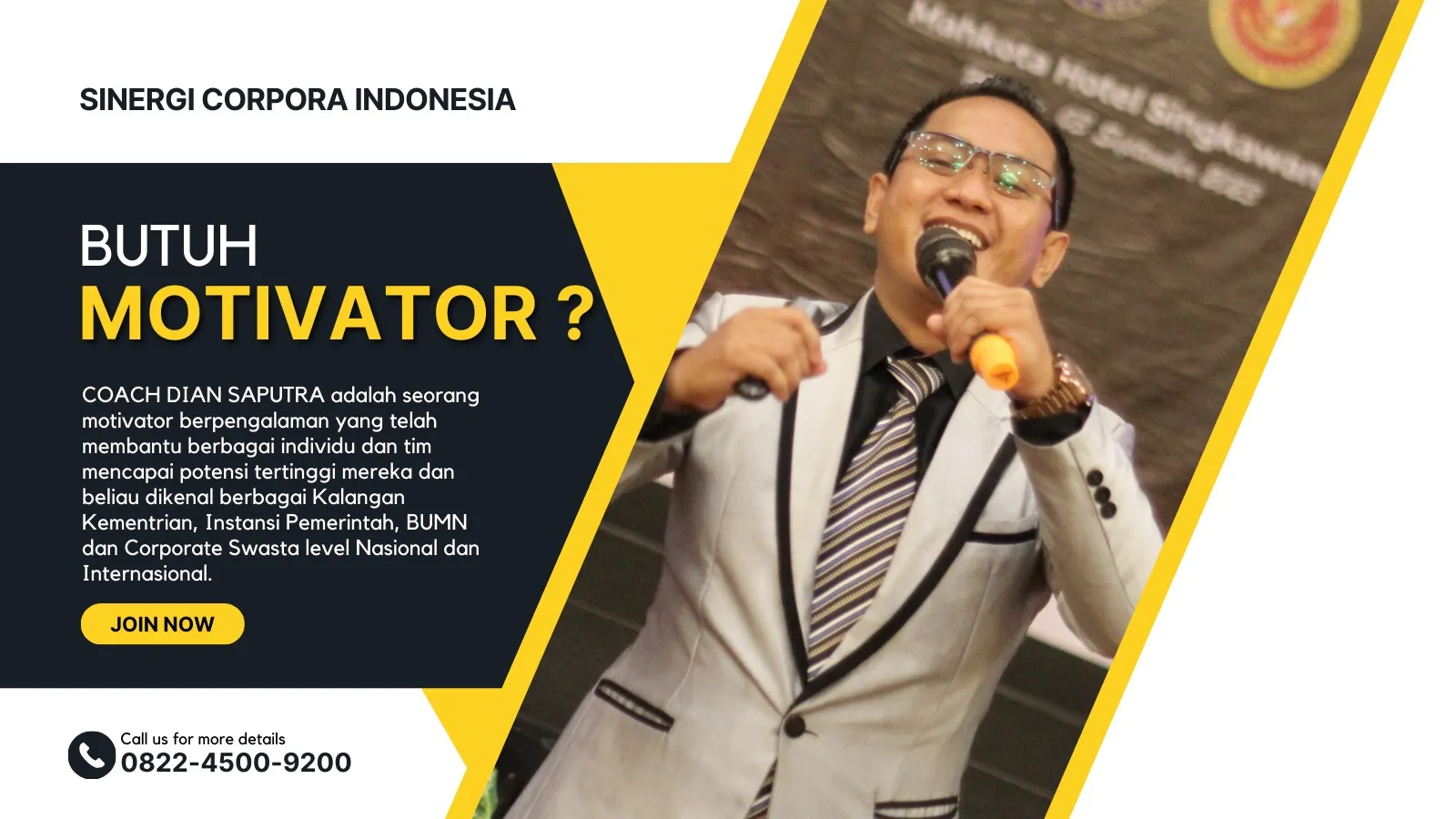 Trainer Motivator Metro, Terpercaya & Solutif, Dian Saputra