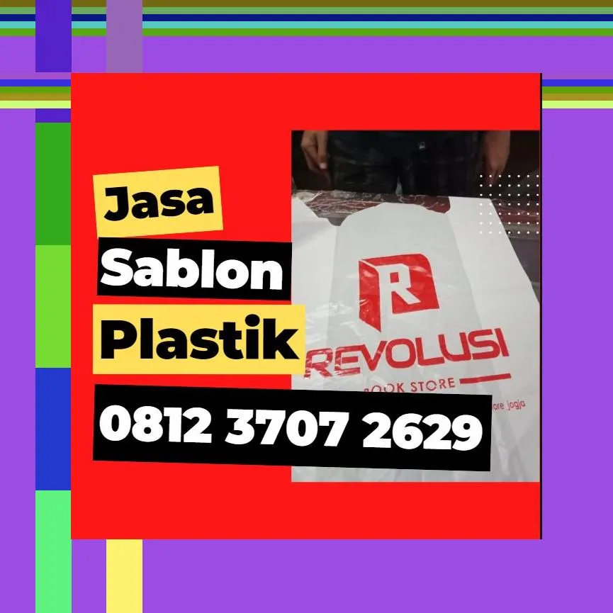 Jasa Sablon Plastik OPP di Gondokusuman