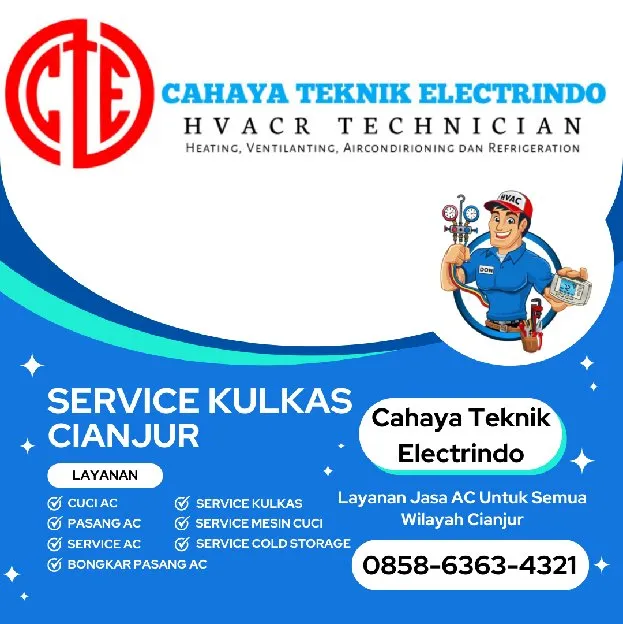 Jasa Service Kulkas Panggilan di Cianjur – Respon Cepat & Terpercaya  0858  6363  4321