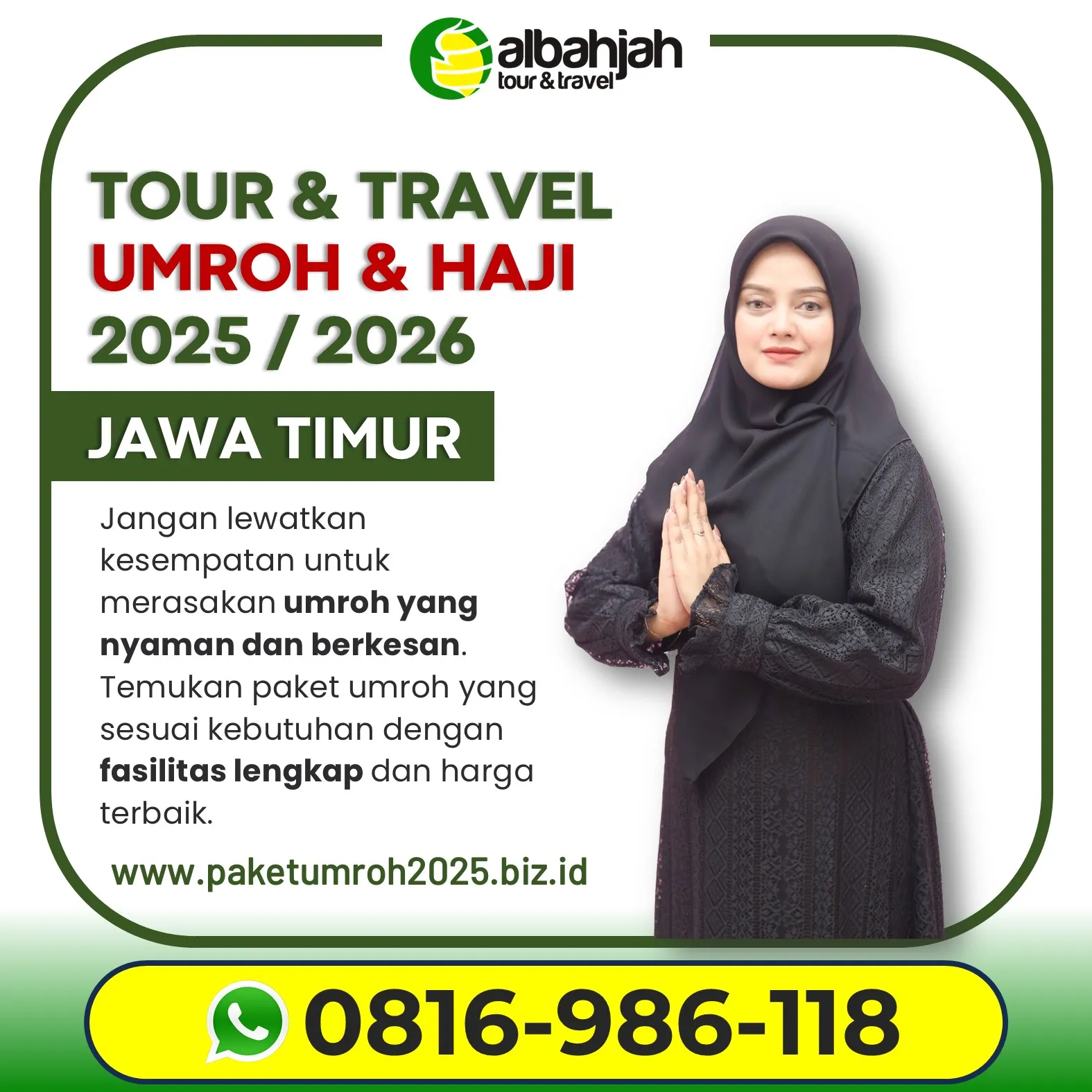 Travel Umroh Keluarga 2025 Bululawang Malang AL Bahjah