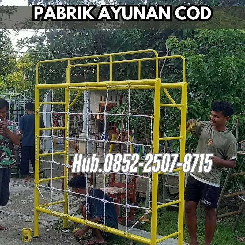 Hub 0852-2507-8715 TERMURAH !! ayunan besi kotak Dan mainan fiberglass Kec Petungkriyana Pekalongan  Bayar COD Free Ongkir