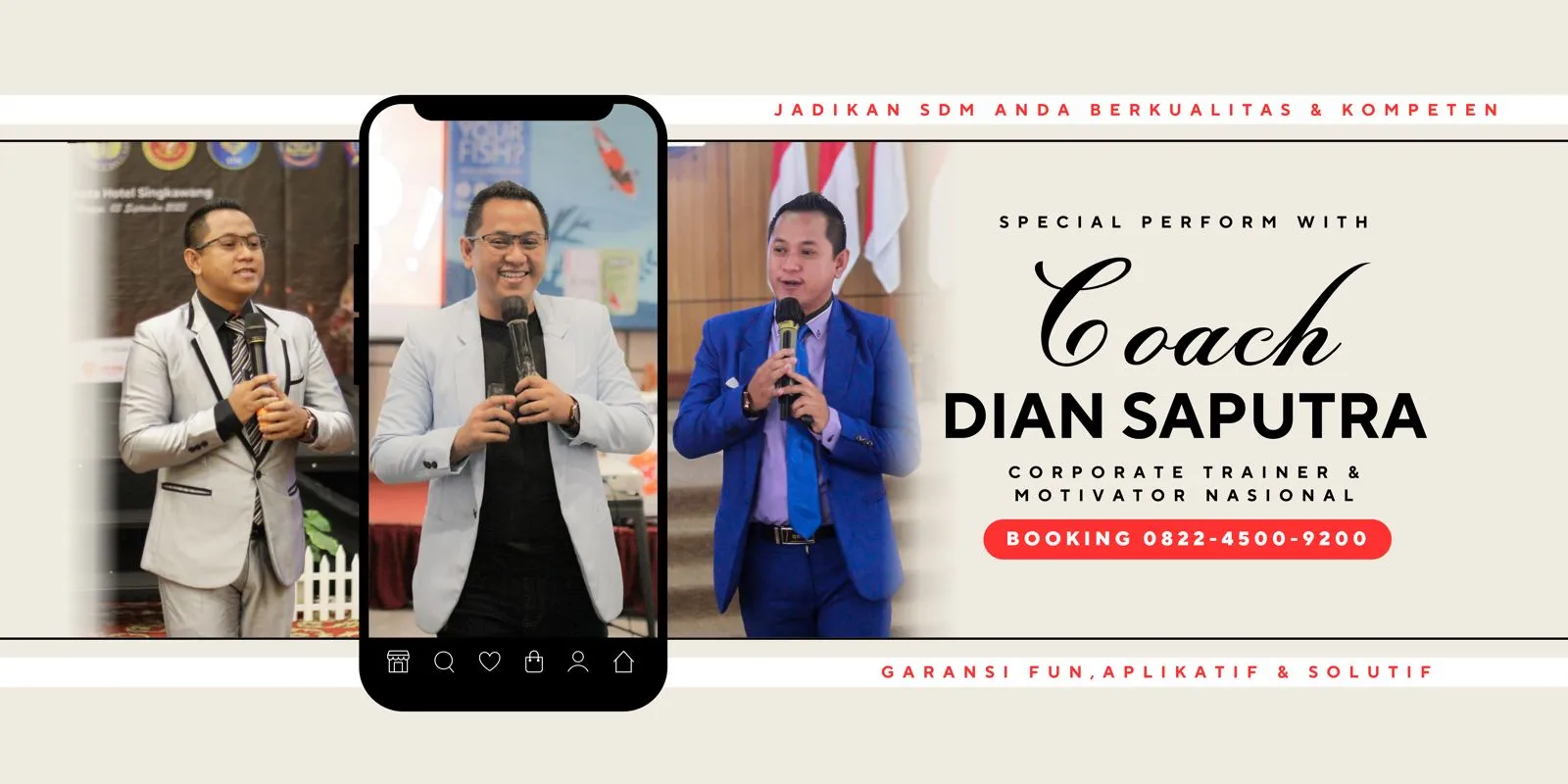 Motivator Lombok, Terpercaya & Solutif, Dian Saputra