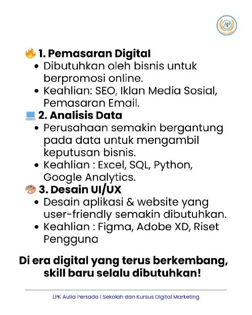 Aulia Persada, 0895-3257-10836, Kursus Digital Marketing Bersertifikat Semarang