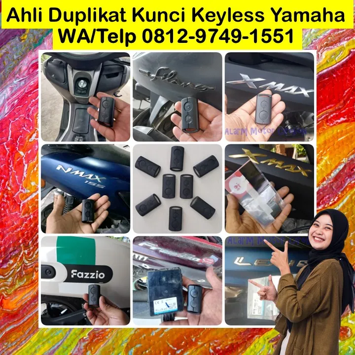 0812-9749-1551Ahli Duplikat Smart Key Keyless Yamaha Nmax Xmax Aerox Lexi Freego Indramayu