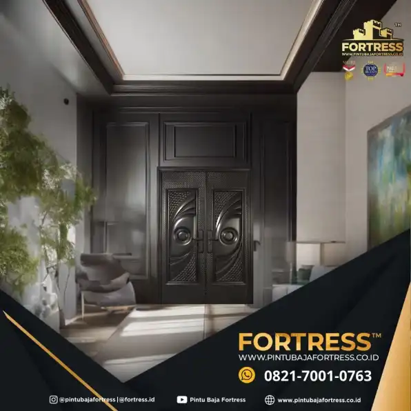 MEGAH..!! WA 0821 7001 0763 (FORTRESS) Pintu Kayu Kupu Tarung Minimalis Di Ketapang