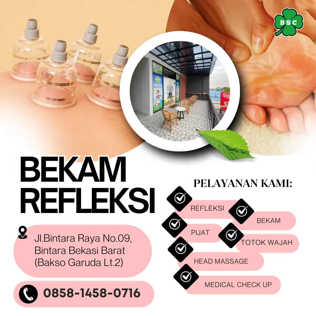 Klinik Bekam Center Bekasi, Jasa Pijat Urut Tradisional Kretek Massage Refleksi di Bekasi