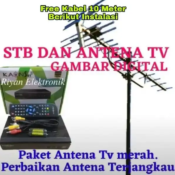 Ahli Service Antena TV & Pasang Baru Antena Digital Pulogebang