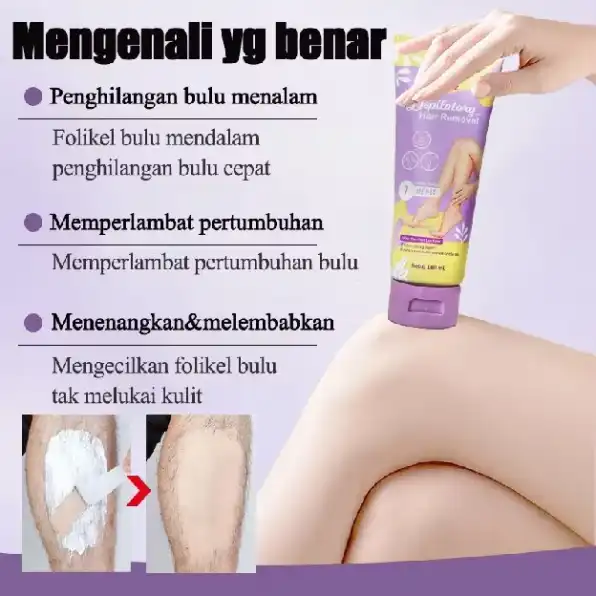 NEW SYB Cream Penghilang Bulu Hair ketiakHair 100ML Penghilangan Bulu Ketiak, Paha, Bagian Pribadi