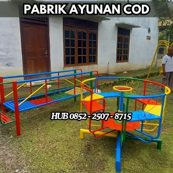 Hub 0852-2507-8715 TERBAIK ! ayunan besi santai Dan Papan Titian Besi Kec Sukaresmi Cianjur Bayar COD Free Ongkir