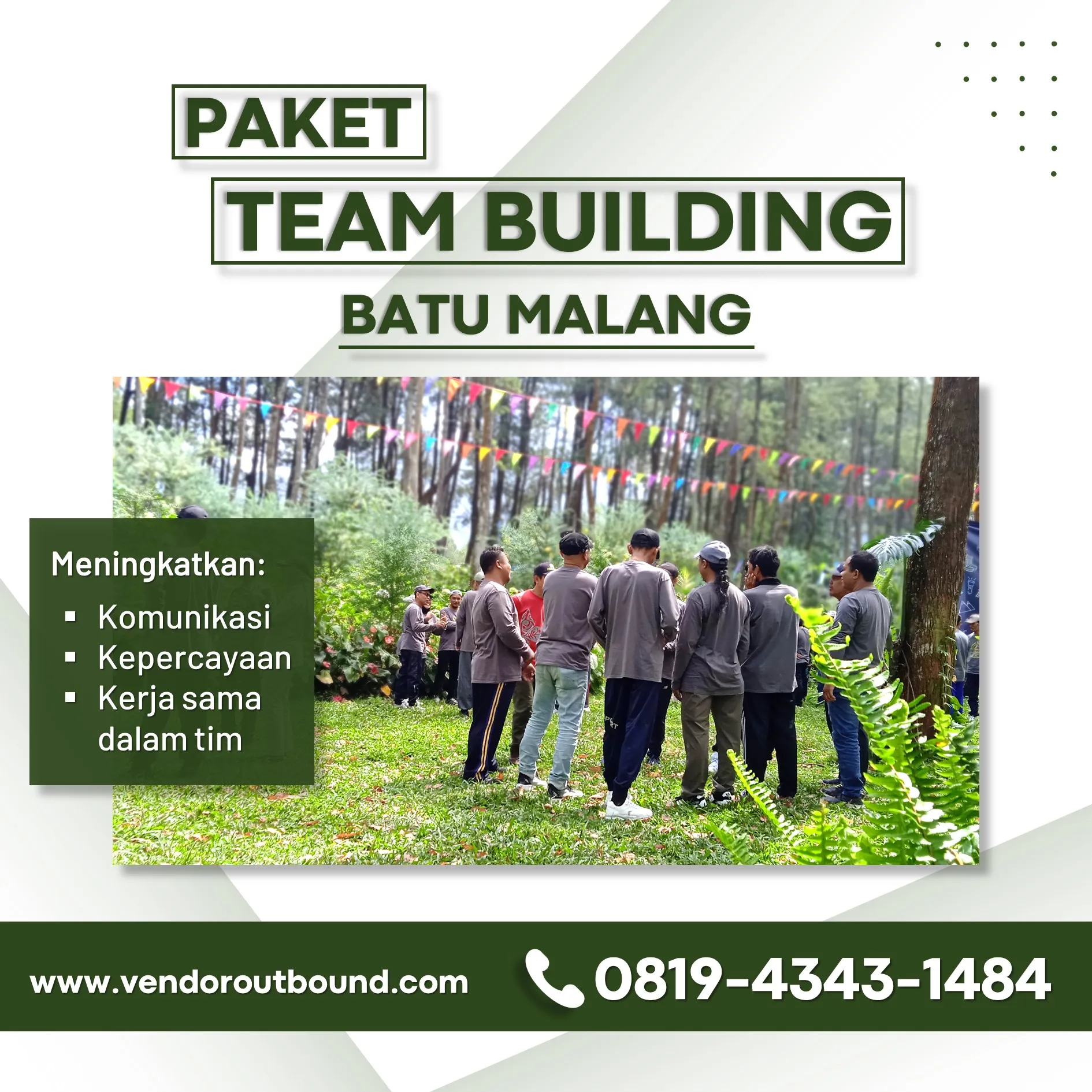 Harga Paket Outbound Training di Malang dengan Program Beragam