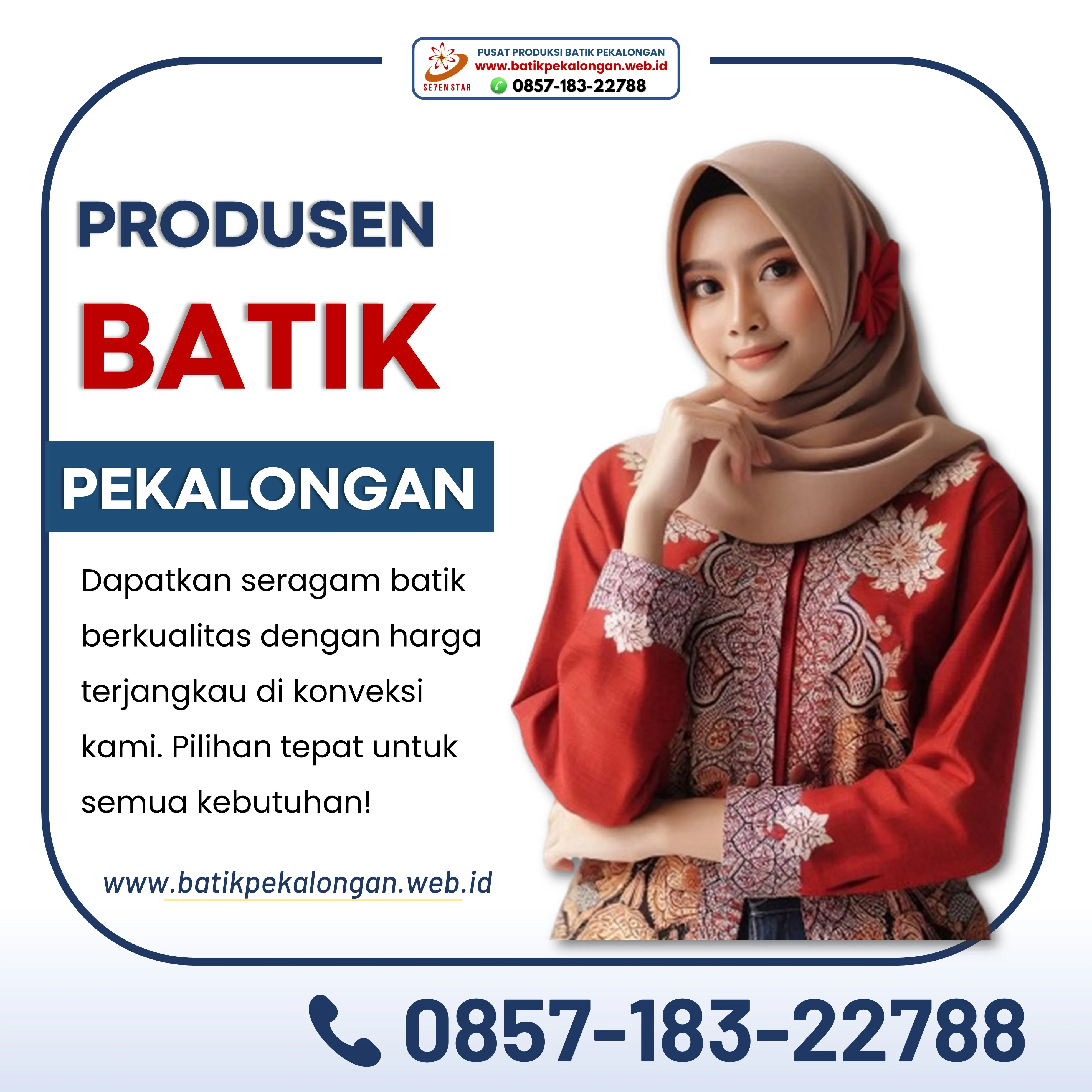 Seragam batik SMP Pekalongan