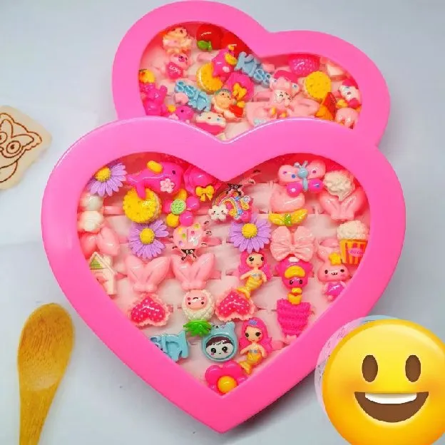 1 Box Love Cincin Karakter Anak Lucu