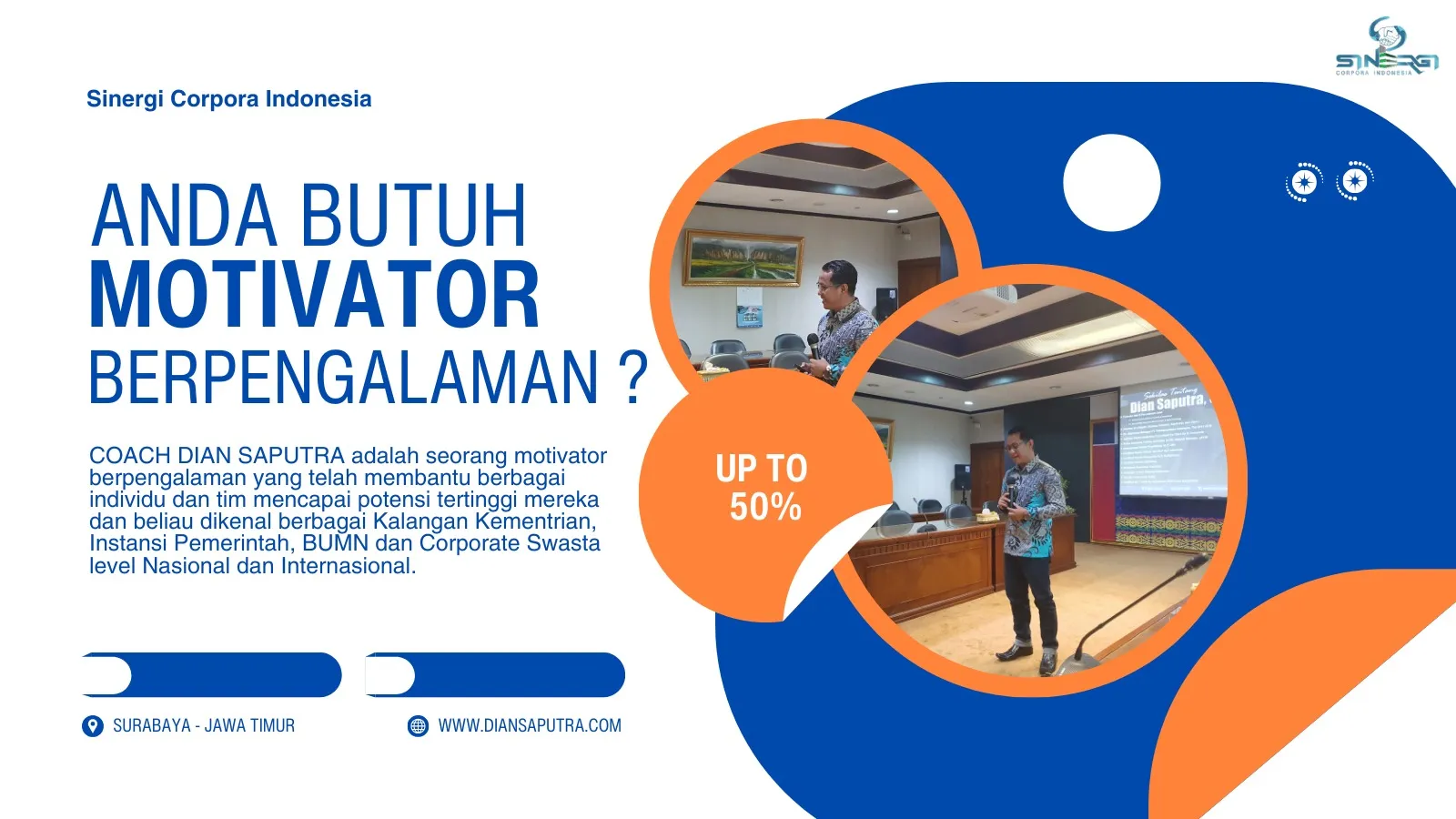 Trainer Motivator PalangPalangkaraya, Terpercaya & Solutif, Dian Saputra