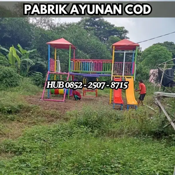 Hub 0852-2507-8715 TERBAIK ! ayunan besi depan rumah Dan mainan outdoor tk Kec Cilaku Cianjur Bayar COD Free Ongkir