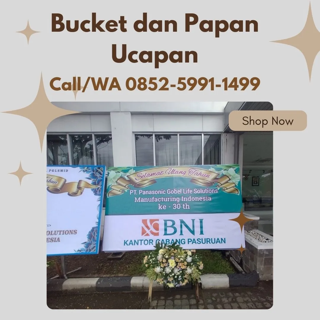 Jual Karangan Bunga Ucapan Selamat Pasuruan