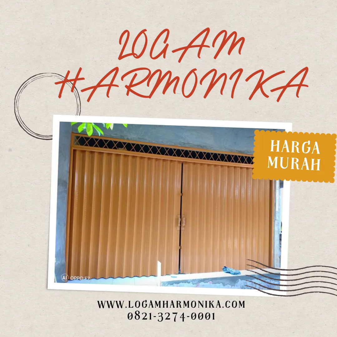 JUAL PINTU HARMONIKA GUNUNG MAS www.logamharmonika.com